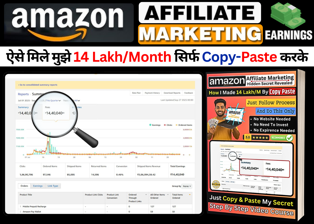 Amazon Affiliate Marketing: My Copy-Paste BluePrint (Full Video Course)